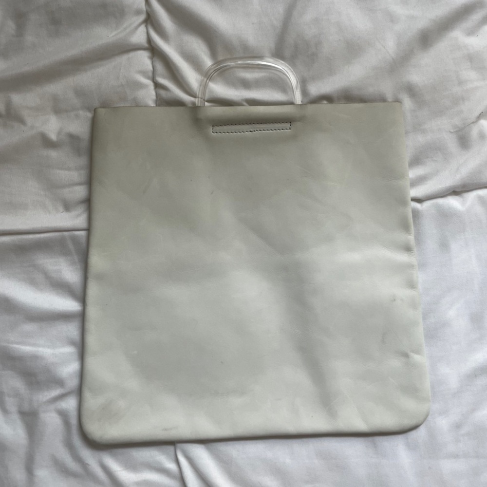 Suede leather purse handbag